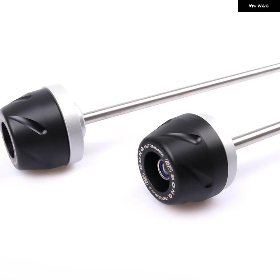 並行輸入品 MT-09 フロント リア アクスル フォーク クラッシュ スライダー ホイール プロテクター ヤマハ MT-09 SP GNE4 2024 2025 オートの画像