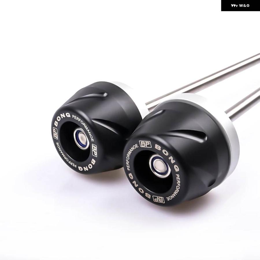 並行輸入品 MT-09 フロント リア アクスル フォーク クラッシュ スライダー ホイール プロテクター ヤマハ MT-09 SP GNE4 2024 2025 オートの画像