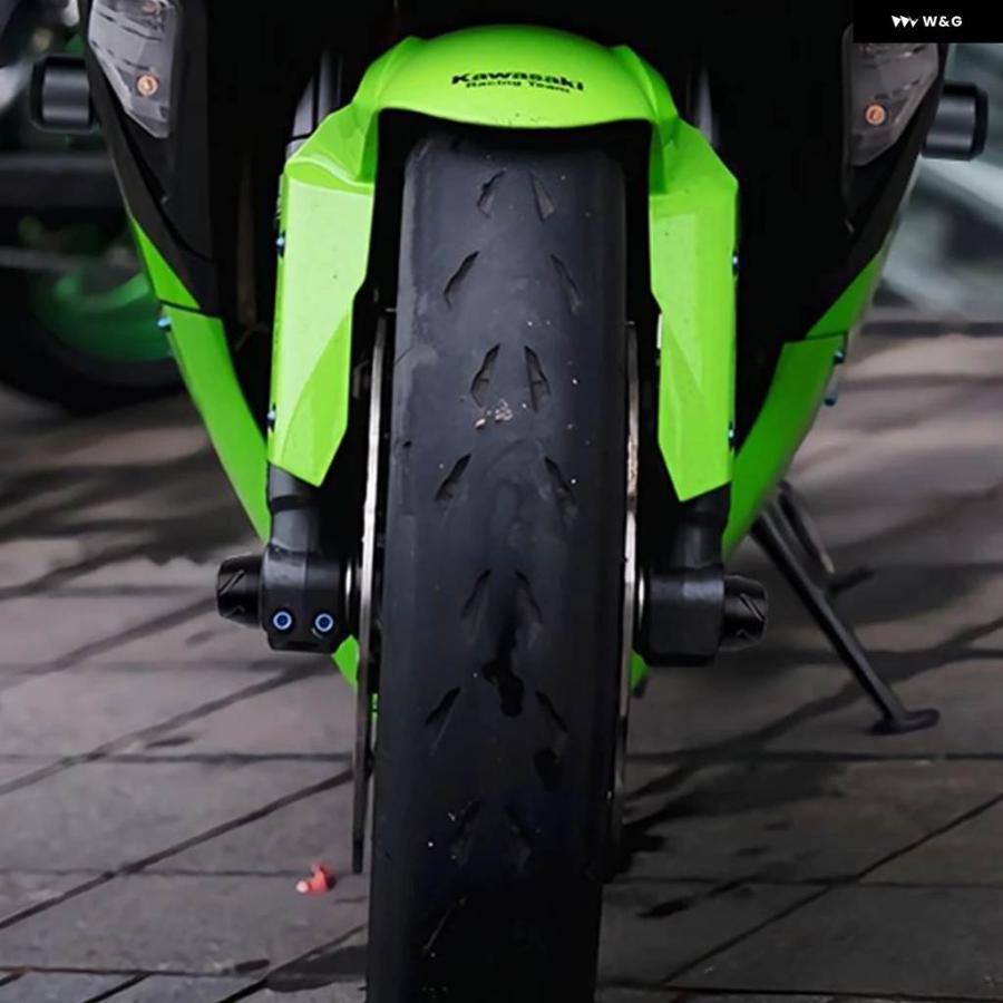 並行輸入品 MT-09 フロント リア アクスル フォーク クラッシュ スライダー ホイール プロテクター ヤマハ MT-09 SP GNE4 2024 2025 オートの画像