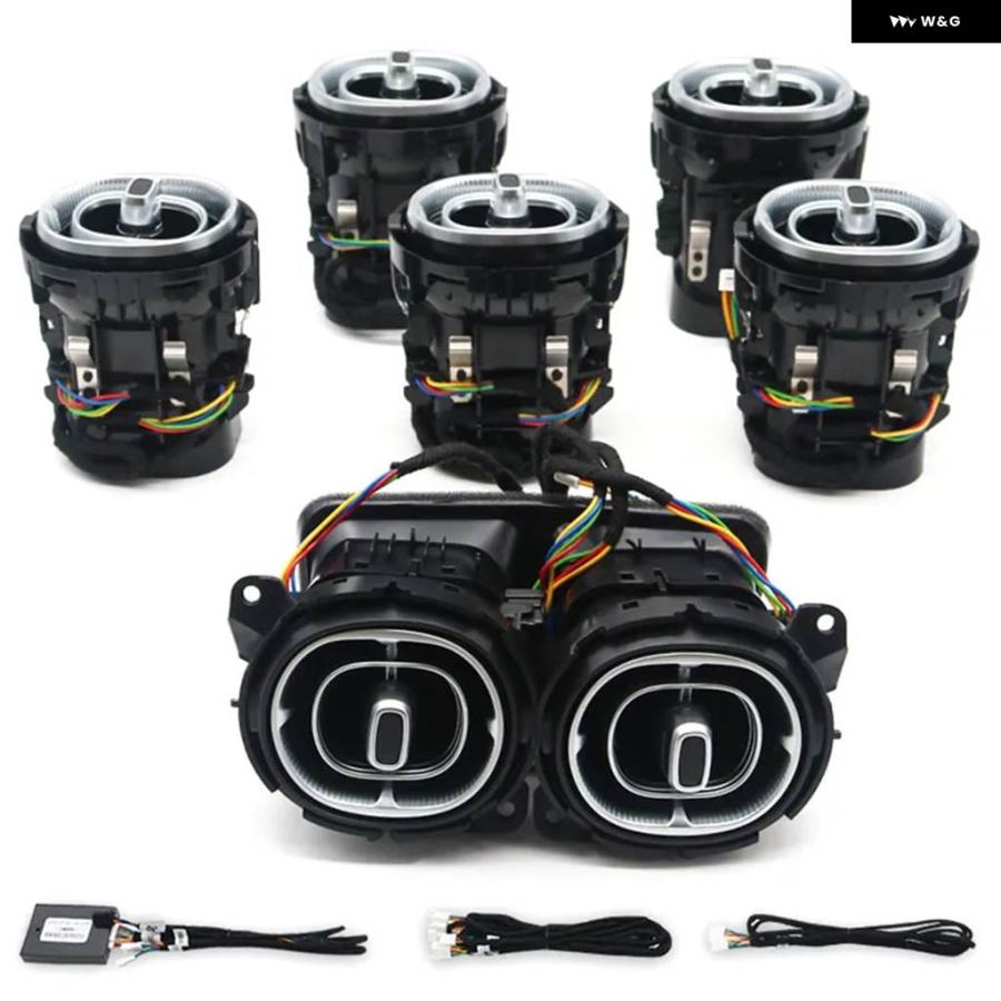並行輸入品 車用アクセサリー LED ダッシュボード AC エアコン ベント