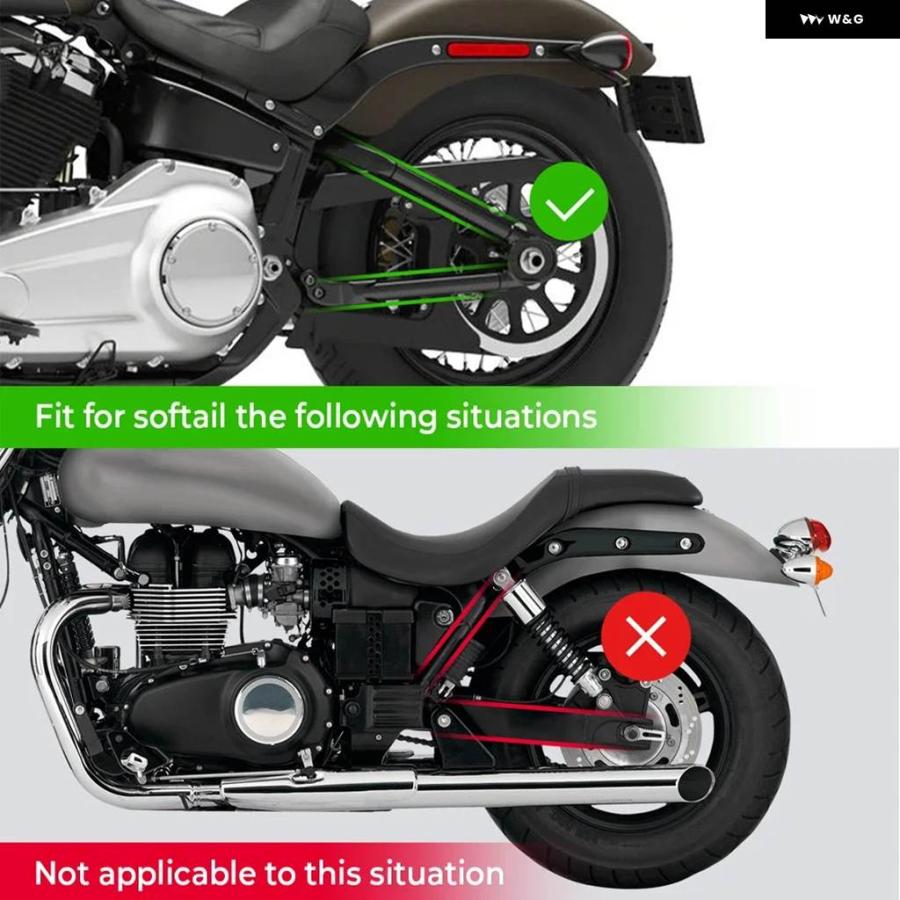 並行輸入品 バイク スイングアーム バッグ 12L バイクサイド サドルバッグ レザー製 防水 キャリア用 ツールバッグ ソフテイル 対応_3