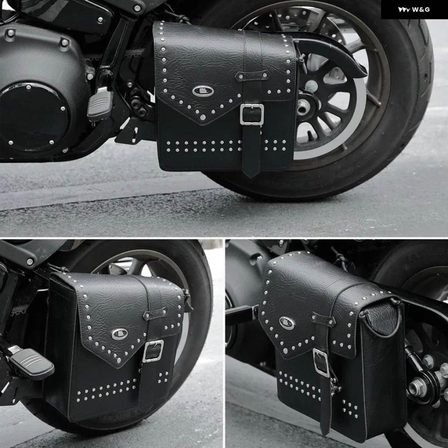 並行輸入品 バイク スイングアーム バッグ 12L バイクサイド サドル