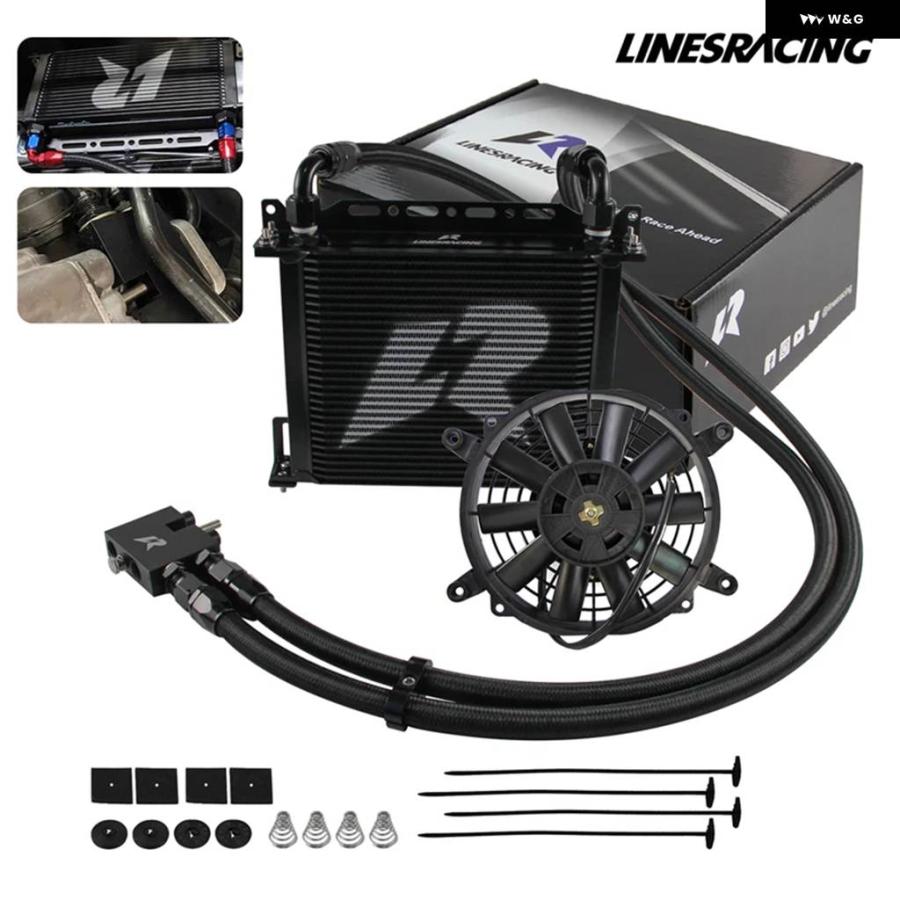 並行輸入品 オイルクーラー キット 30列 BMW N54 135I E82 E90 335I 335XI E92 335IS +7インチファンの画像