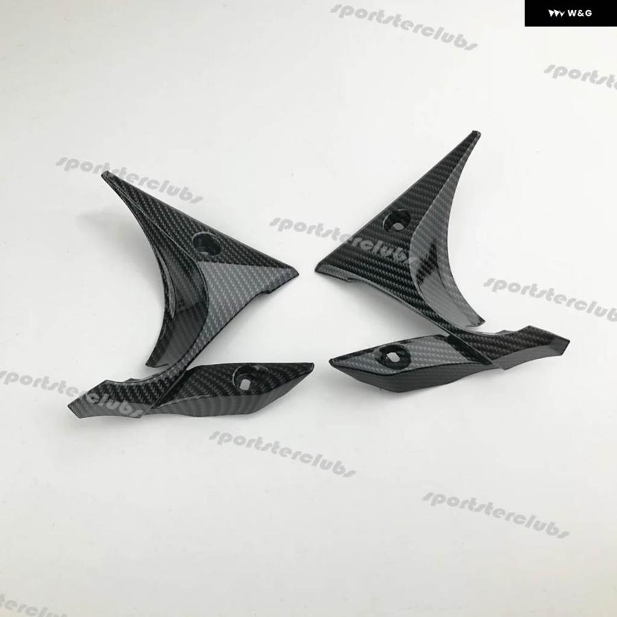 並行輸入品 バイクカーボンルック アッパーサイドインナー フェアリング カウリング コンソール パネル ヤマハ YZF-R1 YZFR1 2004 2005 200の画像