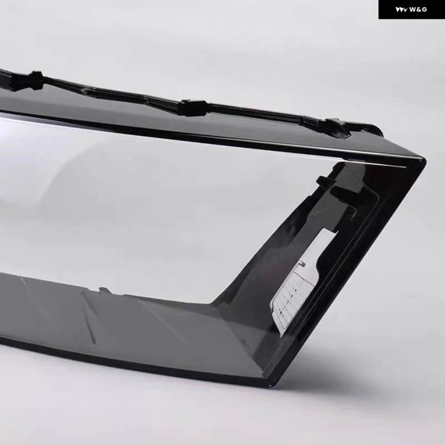 並行輸入品 アウディ Q7 2016 - 19 フロント ヘッドランプ カバー クリアガラス ランプシェード ヘッドライト シェル レンズ パーツの画像