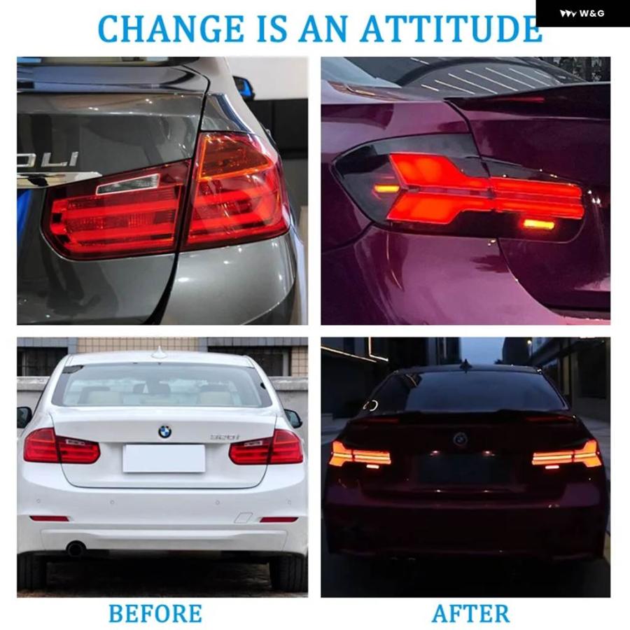 並行輸入品 車用LED テールライト BMW F30 M3 F80 2011-2020 LEDリア フォグランプ ブレーキランプ リバース ダイナミックウィンカーの画像