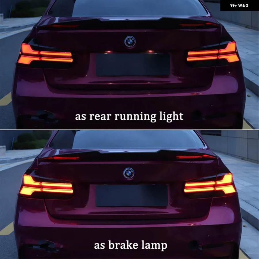 並行輸入品 車用LED テールライト BMW F30 M3 F80 2011-2020 LEDリア フォグランプ ブレーキランプ リバース ダイナミックウィンカーの画像