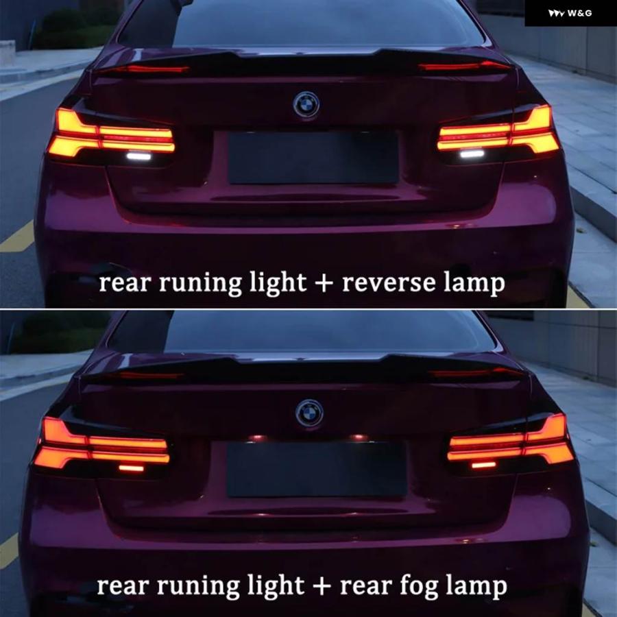 並行輸入品 車用LED テールライト BMW F30 M3 F80 2011-2020 LEDリア フォグランプ ブレーキランプ リバース ダイナミックウィンカーの画像
