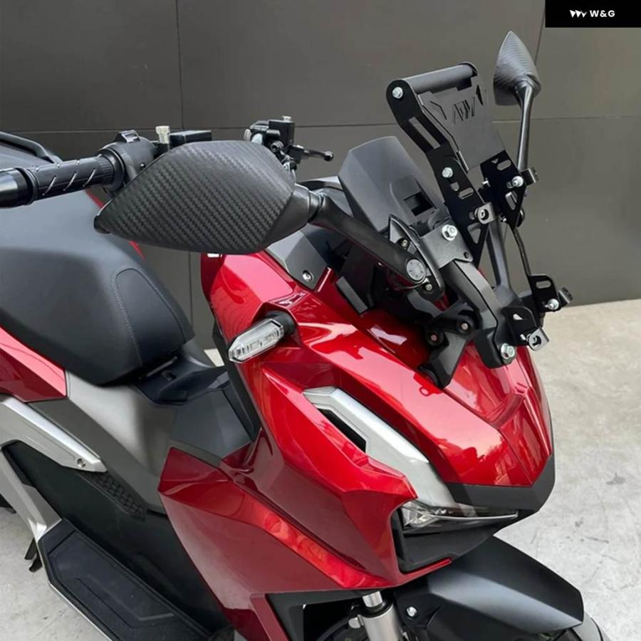 並行輸入品 ホンダ ADV160 ADV 160 2023 2024 オートバイ ウインドシールド 前方移動 ブラケット ナビゲーション ホルダー_2