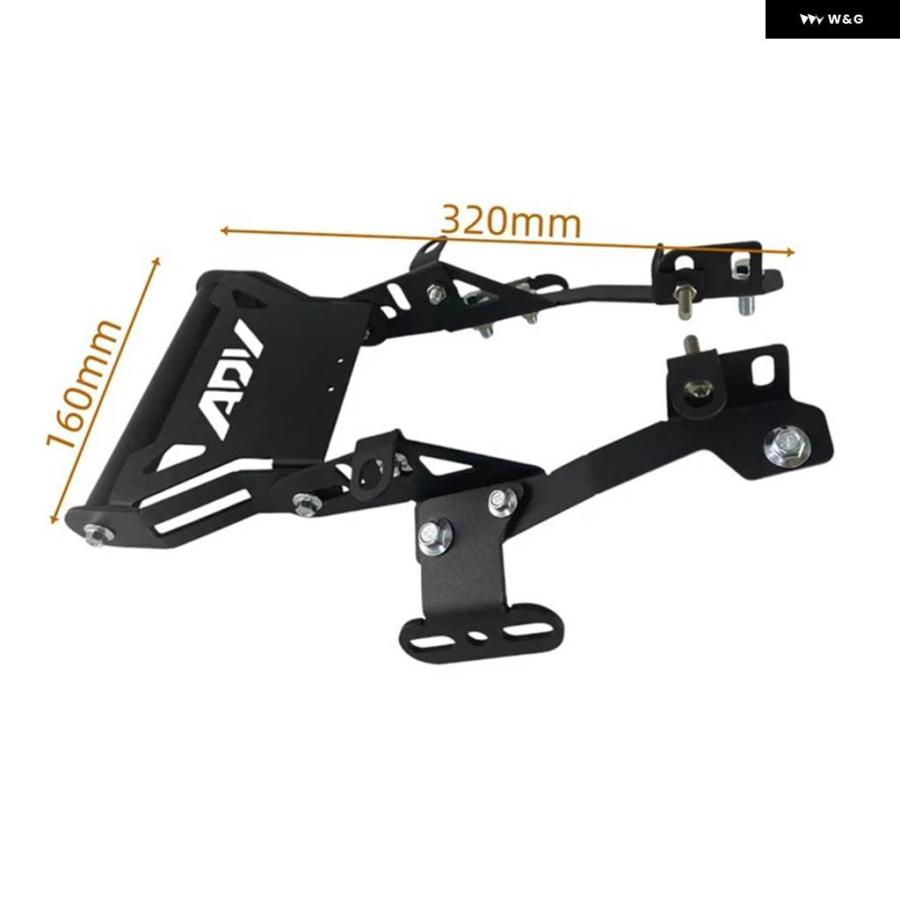 並行輸入品 ホンダ ADV160 ADV 160 2023 2024 オートバイ ウインドシールド 前方移動 ブラケット ナビゲーション ホルダー_6