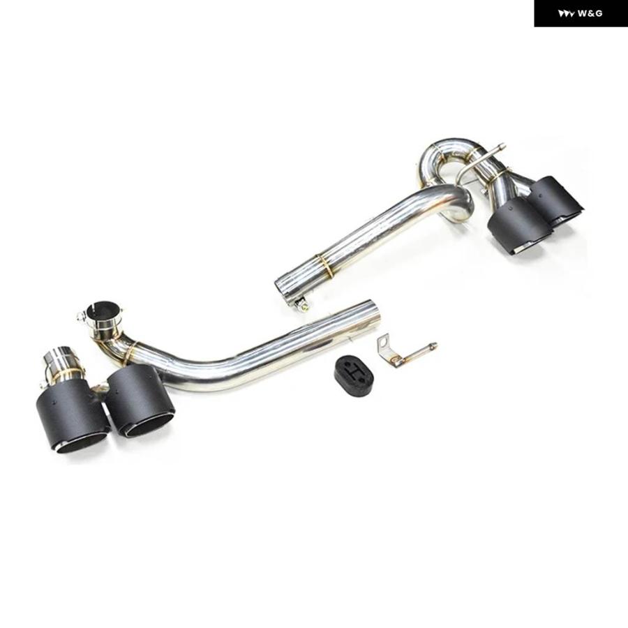並行輸入品 排気テール パイプ BMW 5シリーズ E60 525I 523I 520I 530I M5 MT バンパー クアッドマフラー 排気 システムの画像