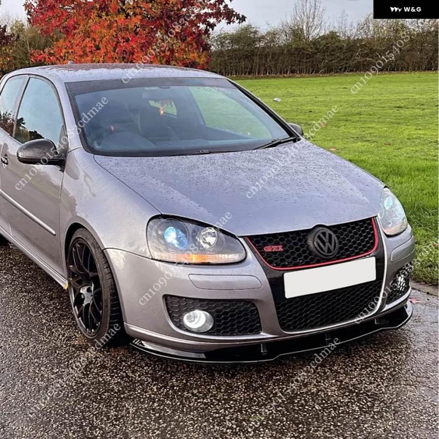 並行輸入品 VW フォルクスワーゲン ゴルフ 5 MK5 GTI ジェッタ MK5 GLI 2003-2009 車用 フロント バンパー スプリッター リップの画像
