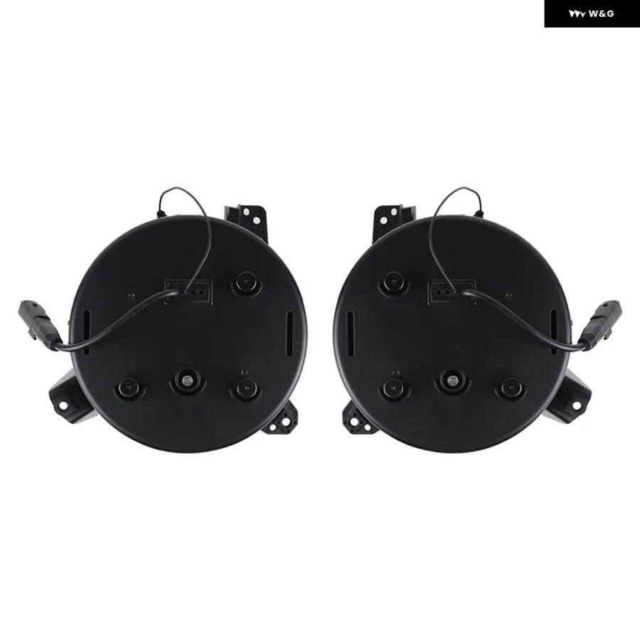 並行輸入品 9インチ LED ヘッドライト ハイ/ロービーム ハロー DRL ライト ジープ ラングラー JL JLU JT ルビコン 18-23 E24_5