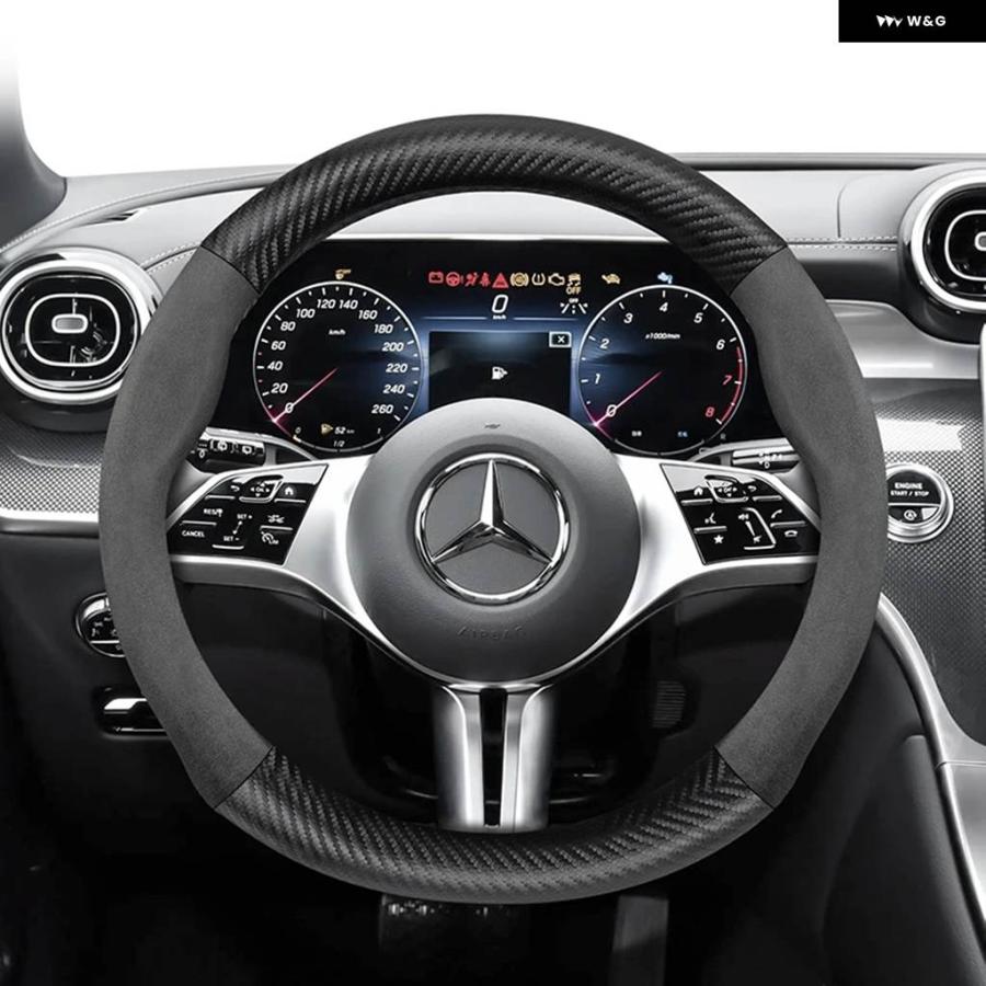【未使用】メルセデスベンツ　Eクラス ステアリング 並行輸入品 メルセデス ベンツ マットカーボンテクスチャ ステアリング