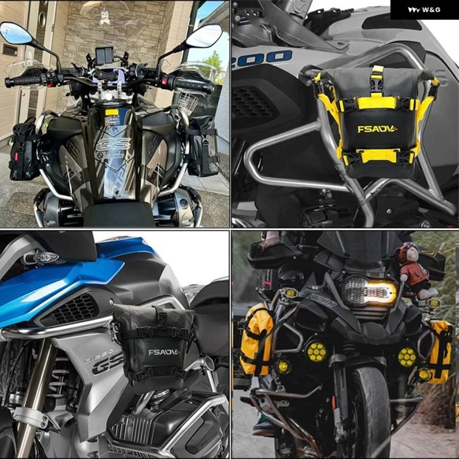 並行輸入品 CFMOTO 450MT MT450 CF 450 MT 800MT 2024 2025 バイク フレーム クラッシュ バー 防水 バッグ リペアツール 収納の画像