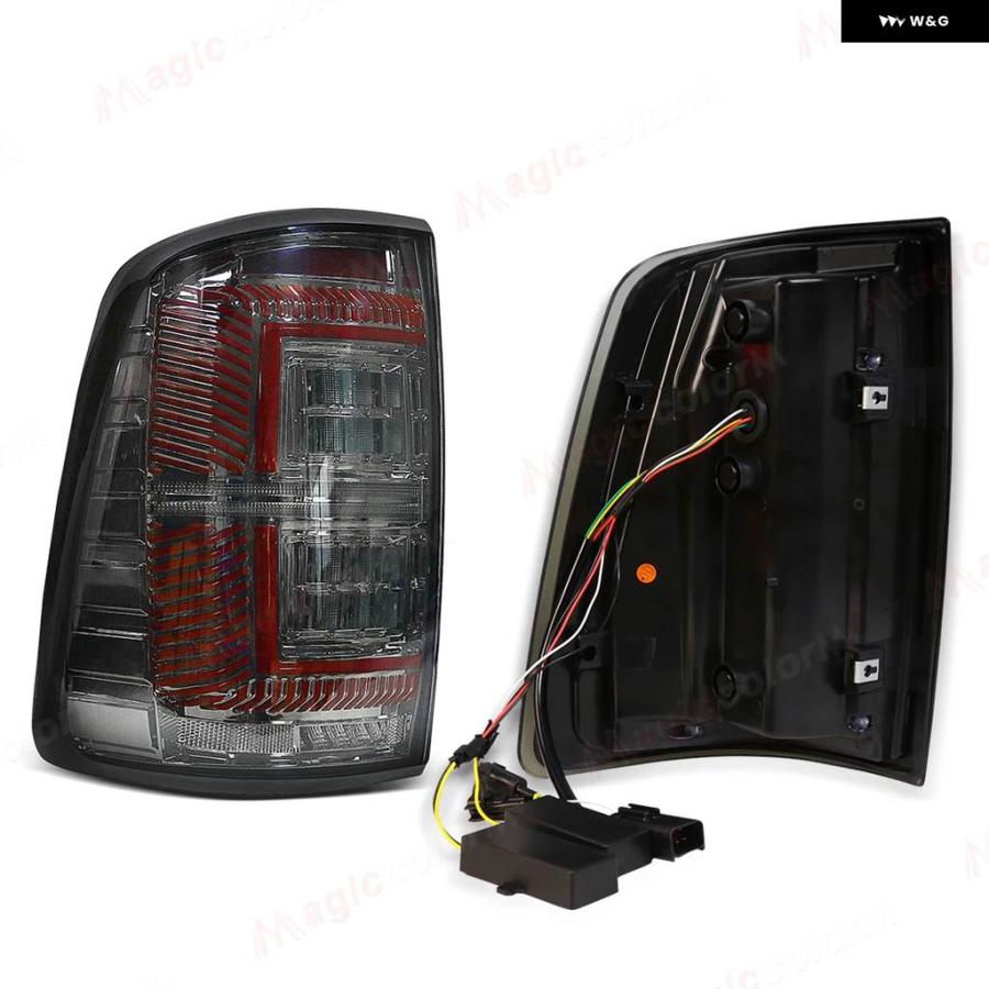 並行輸入品 ダッジ ラム 1500 2500 3500 2009 - 12 - 2017 2018 LED テールランプペア リア ドライビング ブレーキ ウィンカーの画像