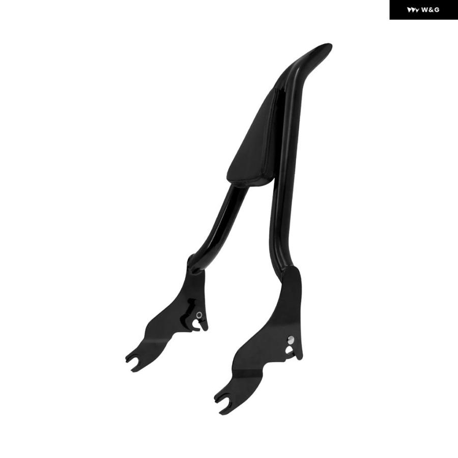 並行輸入品 オートバイ 着脱式パッセンジャー シーシーバー バックレスト ハーレー ツーリング ストリート ロードグライド ロー_4