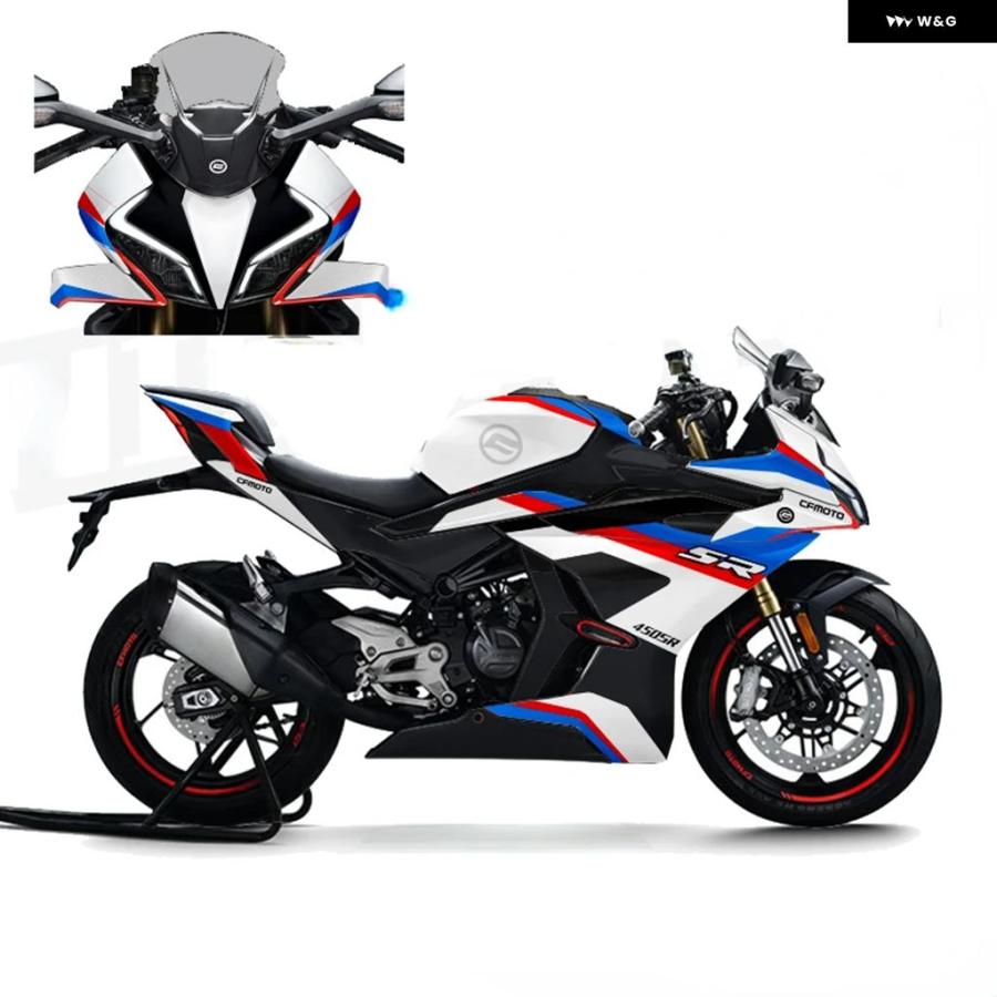 並行輸入品 オートバイ ステッカー タンク パッド プロテクター デカール CFMOTO 450SR_8