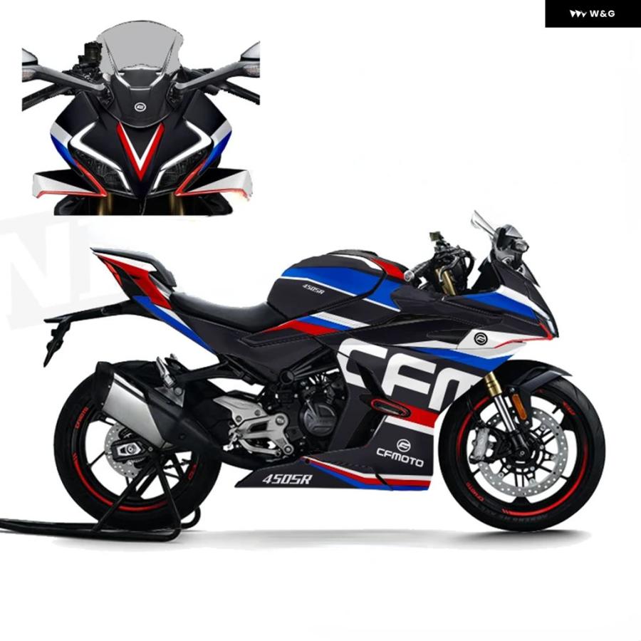 並行輸入品 オートバイ ステッカー タンク パッド プロテクター デカール CFMOTO 450SR_9