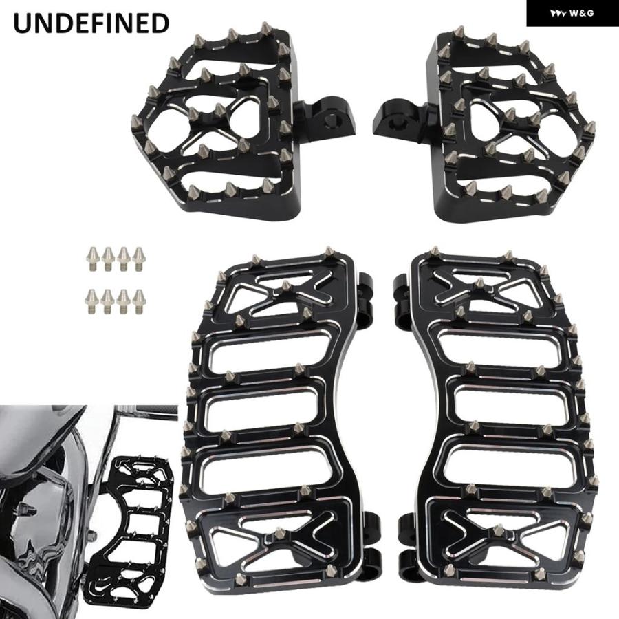 並行輸入品 ワイドフロアボードMX フットペグ フットレスト ドライバーペダル ハーレー ツーリング ロードキング ストリートグラ_19