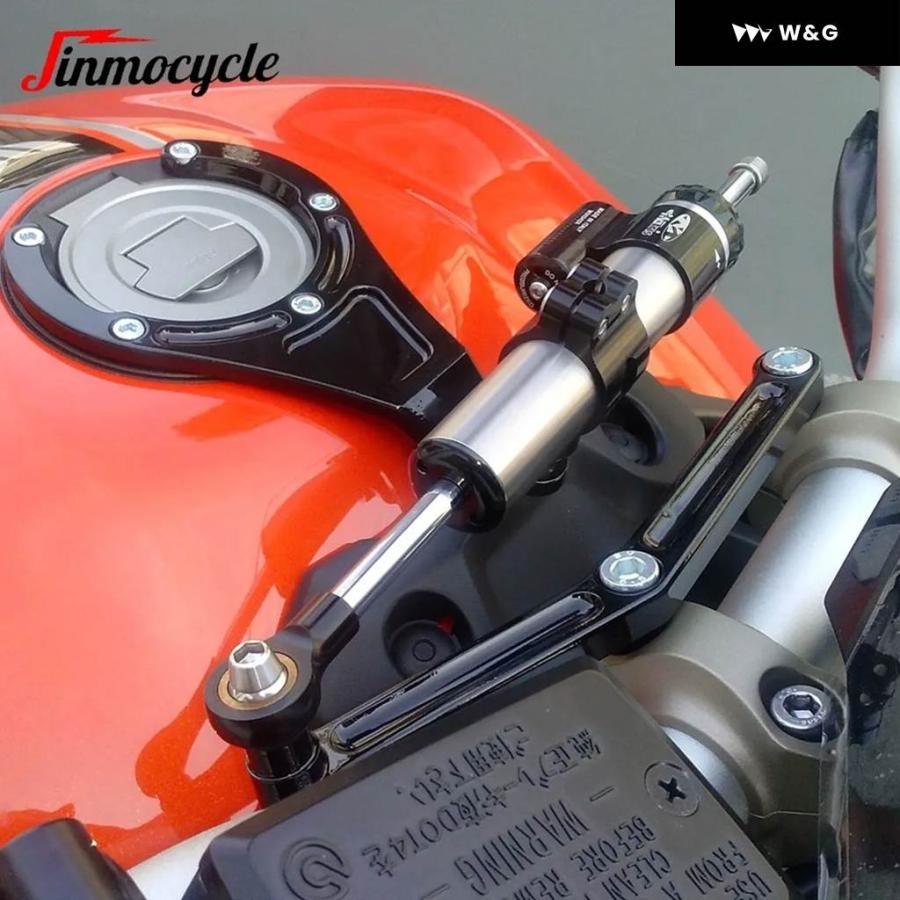 並行輸入品 MT09 MT-09 オートバイ バイク ステアリングスタビライズ ダンパー ブラケット ヤマハ MT-09 MT09 FZ09 FZ-09 2013-20の画像