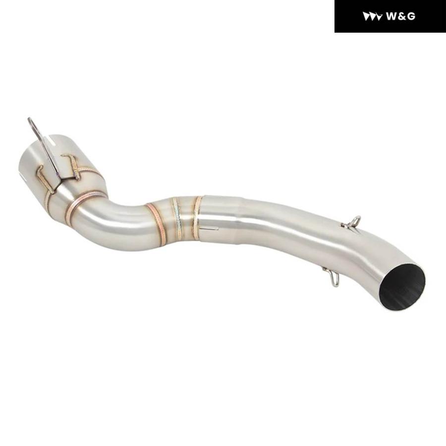 並行輸入品 スリップオン KTM DUKE200 DUKE 200 2020-23 年 オートバイ バイク 排気 システム ステンレス 51MM ミッドリンク パイプ エスケープ_4
