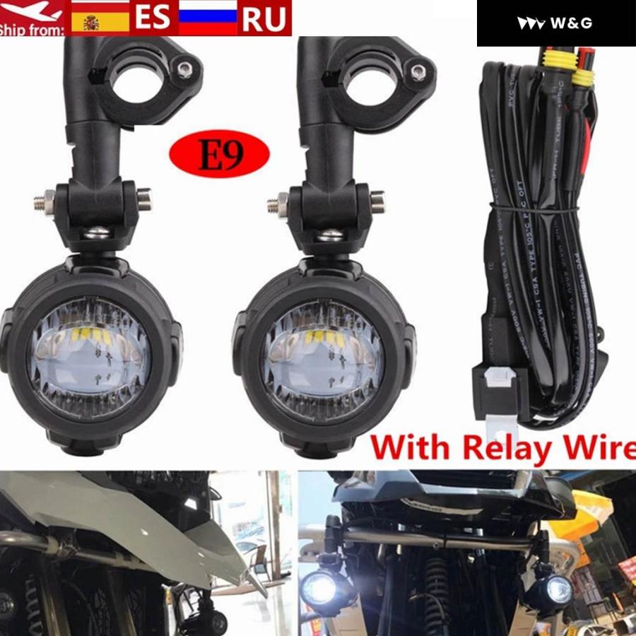 並行輸入品 R1200GS 40W オートバイ バイク LED フォグランプ 補助 アセンブリ BMW R1200GS F850GS F750GS F850GS 750GS 1250GS GS LC ADV LED ランプ_4