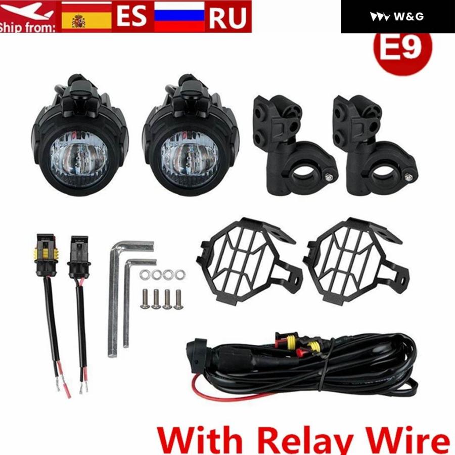並行輸入品 R1200GS 40W オートバイ バイク LED フォグランプ 補助 アセンブリ BMW R1200GS F850GS F750GS F850GS 750GS 1250GS GS LC ADV LED ランプ_5