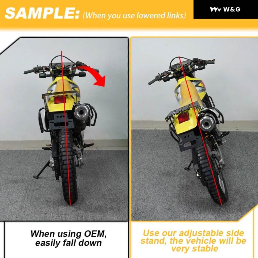 並行輸入品 オートバイ バイク キック スタンド サイド KTM DUKE 125