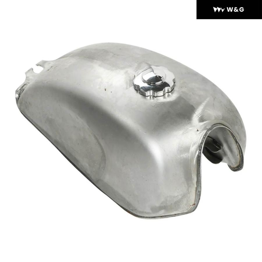 並行輸入品 オートバイ バイク 未塗装 9L/2.4ガロン ガス燃料タンク