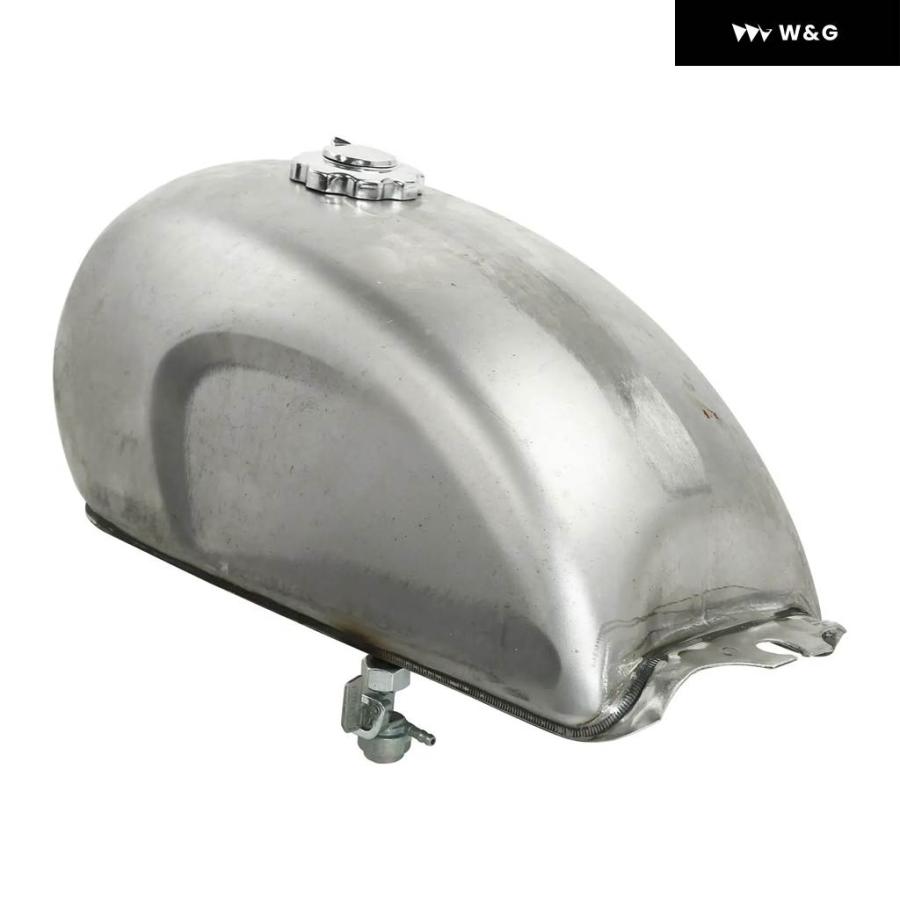 並行輸入品 オートバイ バイク 未塗装 9L/2.4ガロン ガス燃料タンク