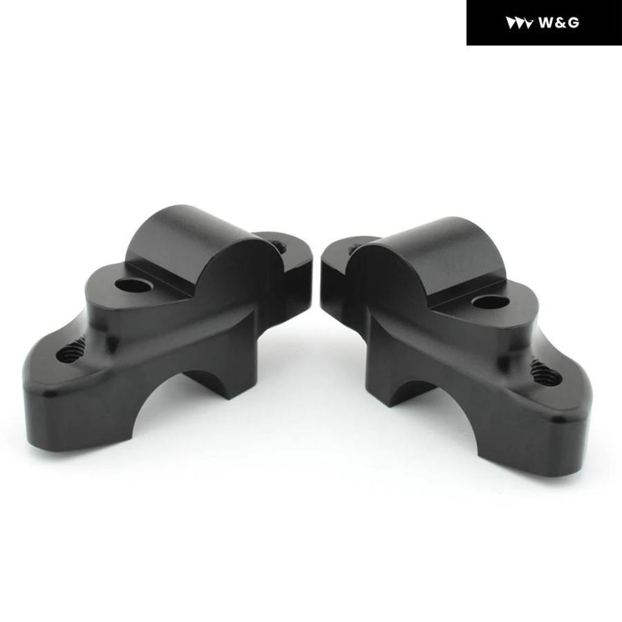 並行輸入品 オートバイ バイク ブラック ハンドルバー エレベーテッド ブラケット 取り付けキット スズキ GSX-S 1000 / F / S カタナ 2015年以降に適合_2