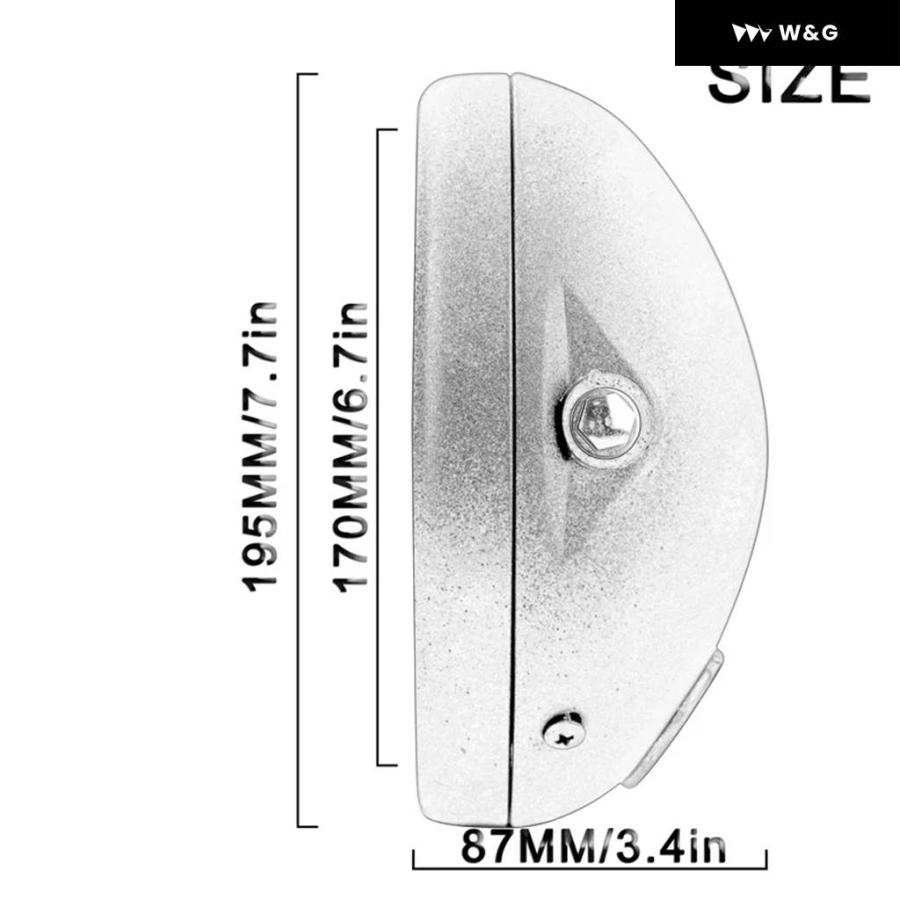 並行輸入品 7.5インチ オートバイ バイク ヘッドライト カフェレーサー 7.5インチ カフェレーサー ラウンド オートバイ バイク LED ヘッドランプ ヘッ_12
