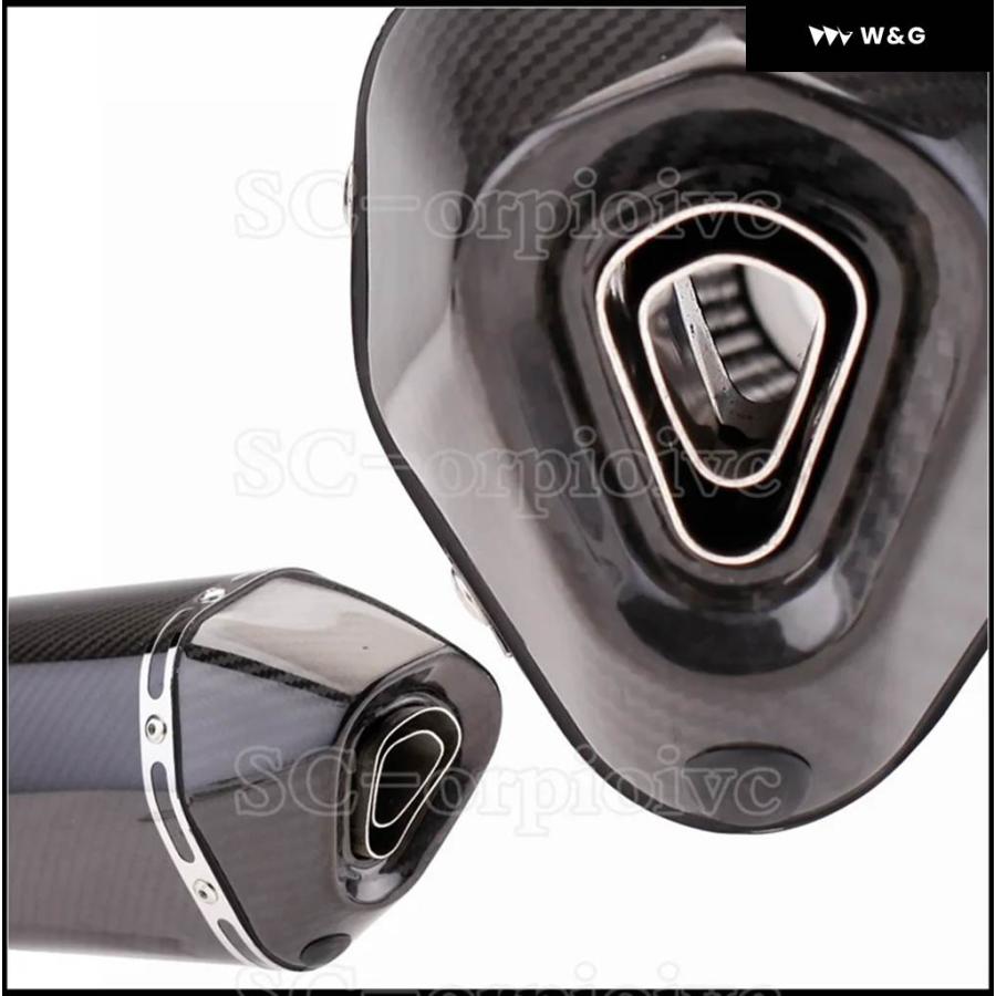 並行輸入品  オートバイ バイク マフラー カスタム エスケープモトカーボンマフラースリップオンミッドリンク パイプ BMW F8_13