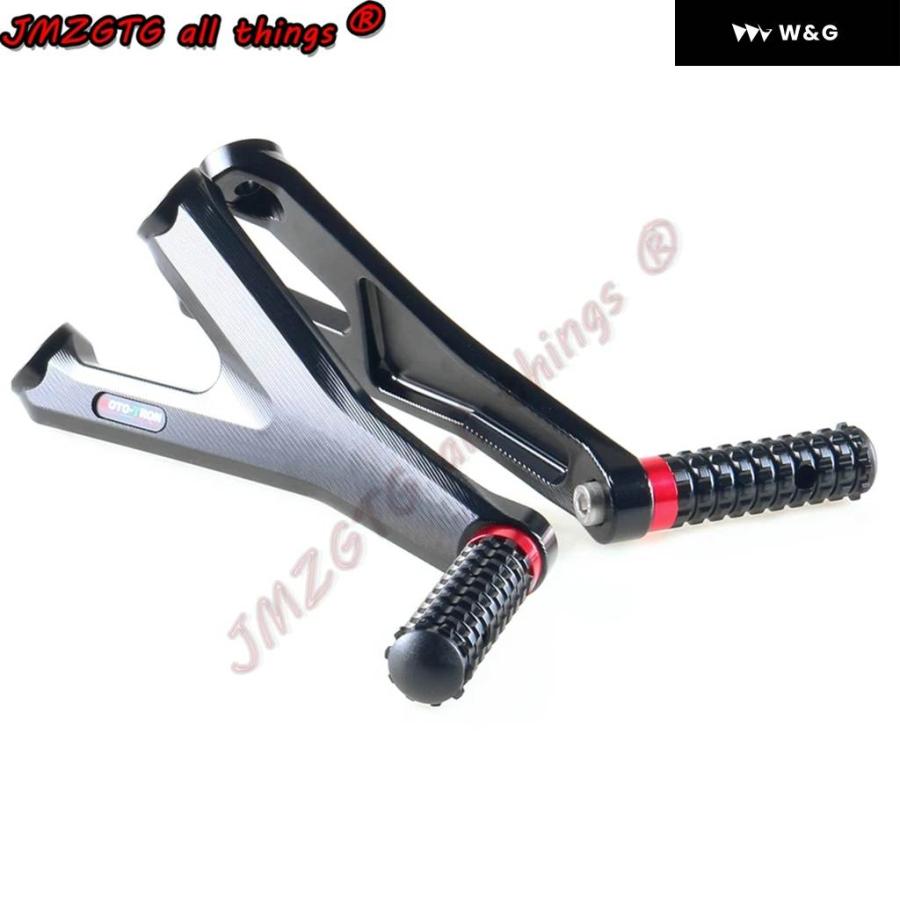 並行輸入品 オートバイ バイク CNCリア フットレスト ブラケット キット フットペグ レスト アセンブリ ホンダ CBR65_2