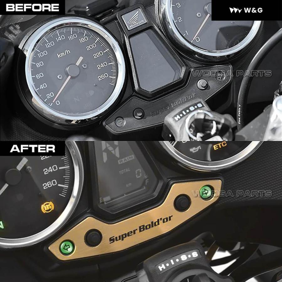 並行輸入品 アルミメーター トリム ホンダ CB1300 CB400 スーパー