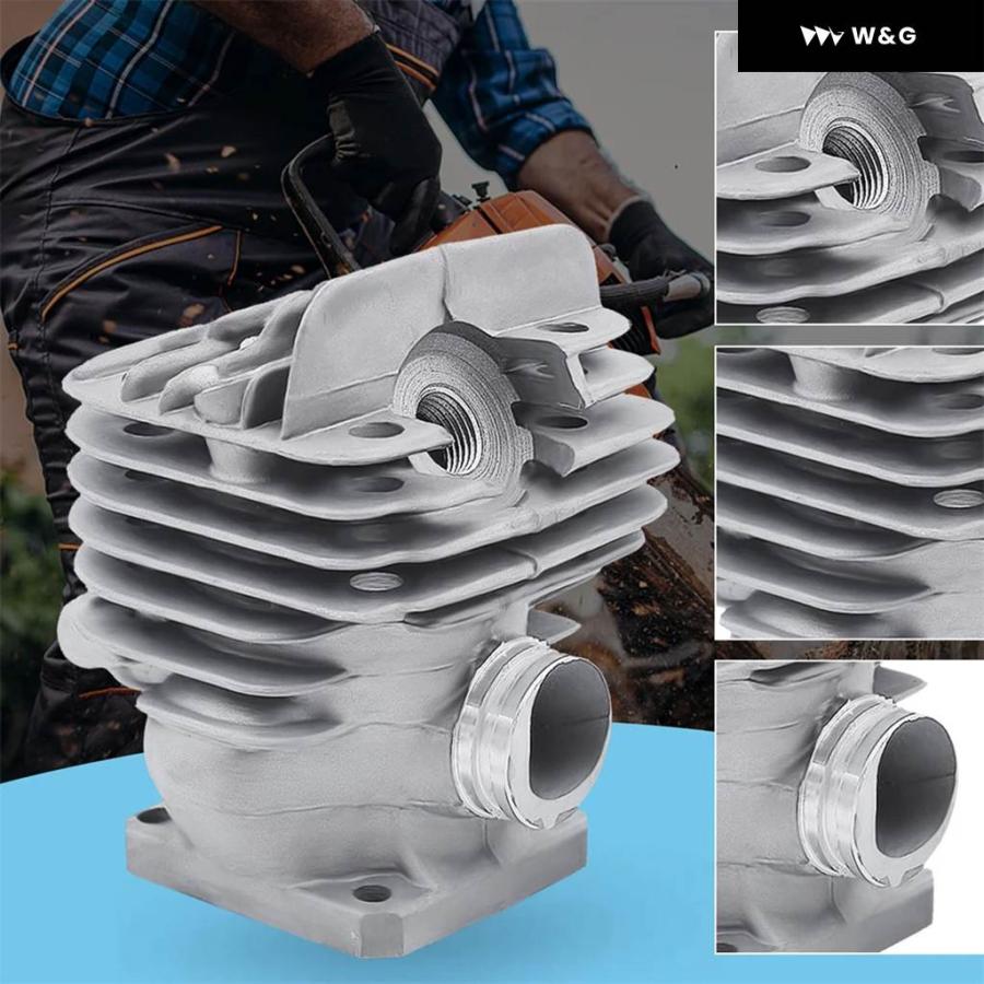 並行輸入品  44.7MM ビッグボア シリンダー ピストンキット STIHL 026 MS260 026PRO ガスケットセットの画像