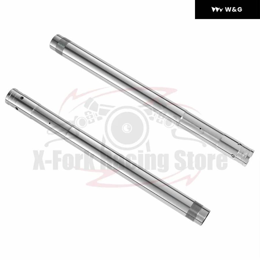 並行輸入品  オートバイ バイク フロント フォーク パイプ インナー チューブ シルバーペア スズキ RGV250 VJ22 4_2