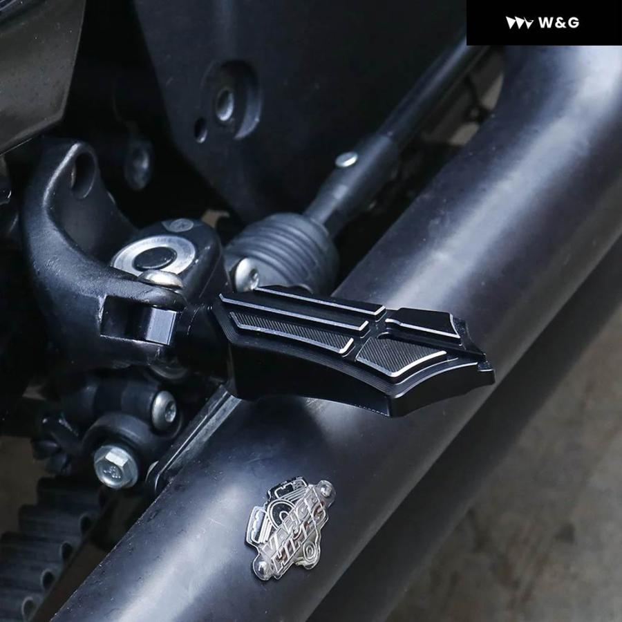 並行輸入品  CNCアルミ オートバイ バイク フットペグ フットレスト ハーレー ダビッドソン スポッター 1200 ツーリングの画像