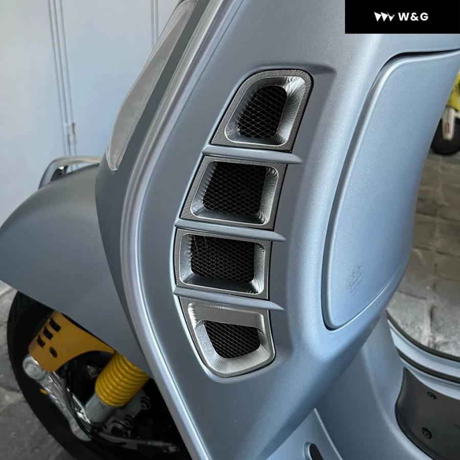 並行輸入品  VESPA GTS300 GTS250 2013 - 2020 アクセサリー 左 右 ラジエーター ガード グリルの画像