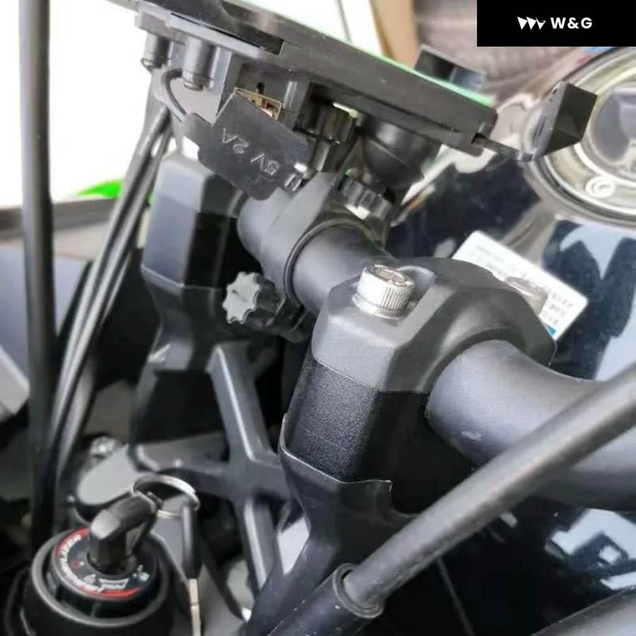 並行輸入品  オートバイ バイク ハンドルバー ライザー 28MM 合金 ライザー カワサキ VERSYS 1000 2015 オの画像