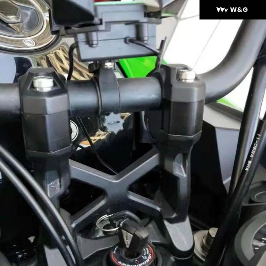 並行輸入品  オートバイ バイク ハンドルバー ライザー 28MM 合金 ライザー カワサキ VERSYS 1000 2015 オの画像