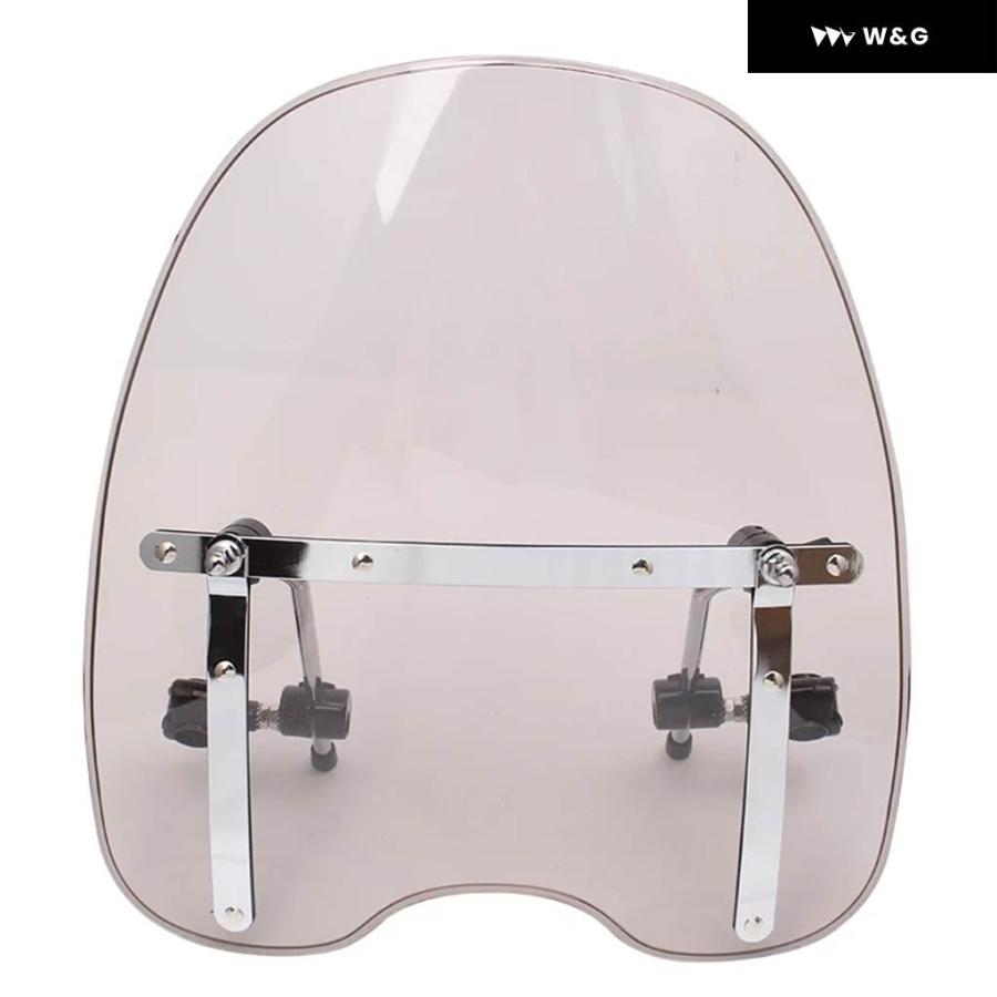 並行輸入品 オートバイ バイク スモーク 汎用 7/8インチ 1インチ 風防 ハーレー ホンダ シャドウ ACE 750 エアロ
