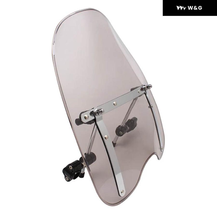 並行輸入品 オートバイ バイク スモーク 汎用 7/8インチ 1インチ 風防 ハーレー ホンダ シャドウ ACE 750 エアロ