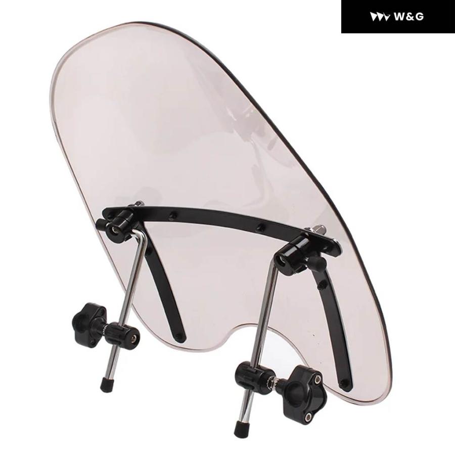 並行輸入品 オートバイ バイク スモーク 汎用 7/8インチ 1インチ 風防 ハーレー ホンダ シャドウ ACE 750 エアロ