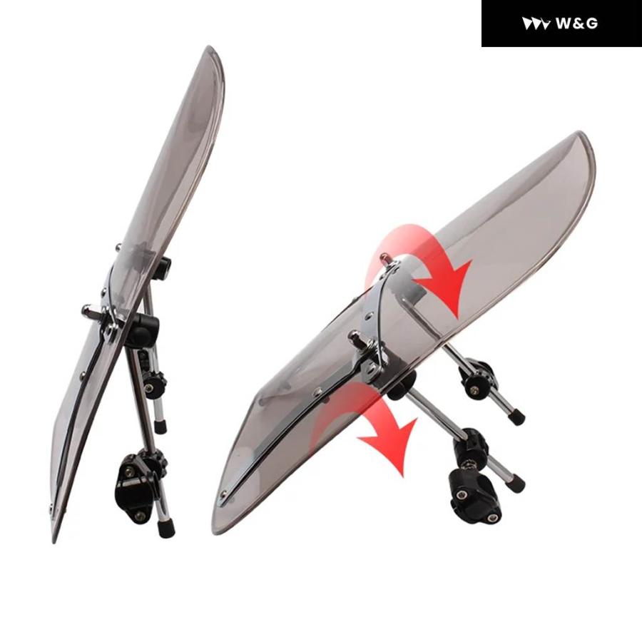 並行輸入品 オートバイ バイク スモーク 汎用 7/8インチ 1インチ 風防 ハーレー ホンダ シャドウ ACE 750 エアロ