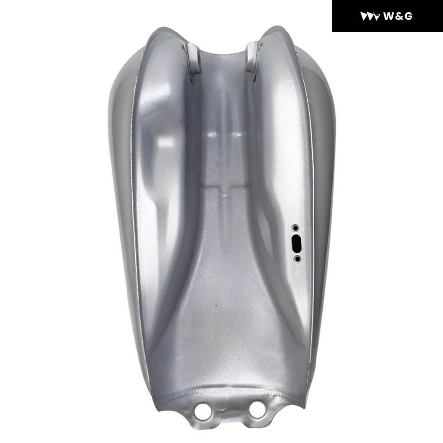 並行輸入品 オートバイ バイク シルバー 9L 2.4ガロン ガス燃料タンク スズキ GN125 GN250 全モデル 汎用 カ