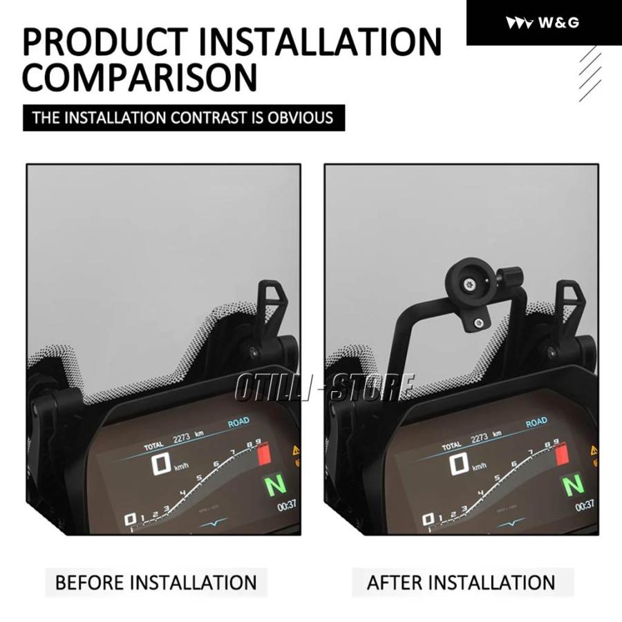 並行輸入品  オートバイ バイク アクセサリー GPS マウント 携帯電話 ホルダー ウインドシールドナビゲーション ホルダー Bの画像