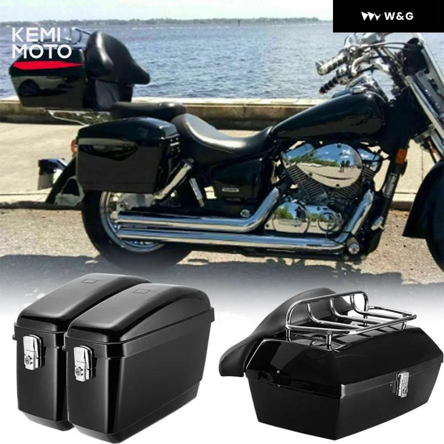 並行輸入品  オートバイ バイク 汎用 サドルバッグ サイドバッグ30L ABS 防水 ツールバッグ ホンダ CMX500 300の画像