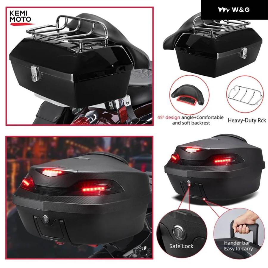 並行輸入品  オートバイ バイク 汎用 サドルバッグ サイドバッグ30L ABS 防水 ツールバッグ ホンダ CMX500 300の画像